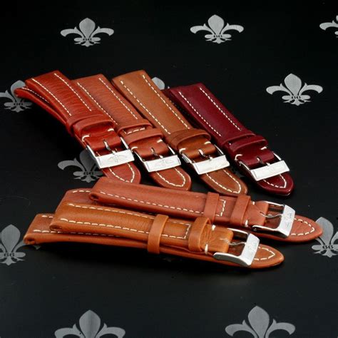 20mm breitling genuine leather strap|genuine Breitling leather strap.